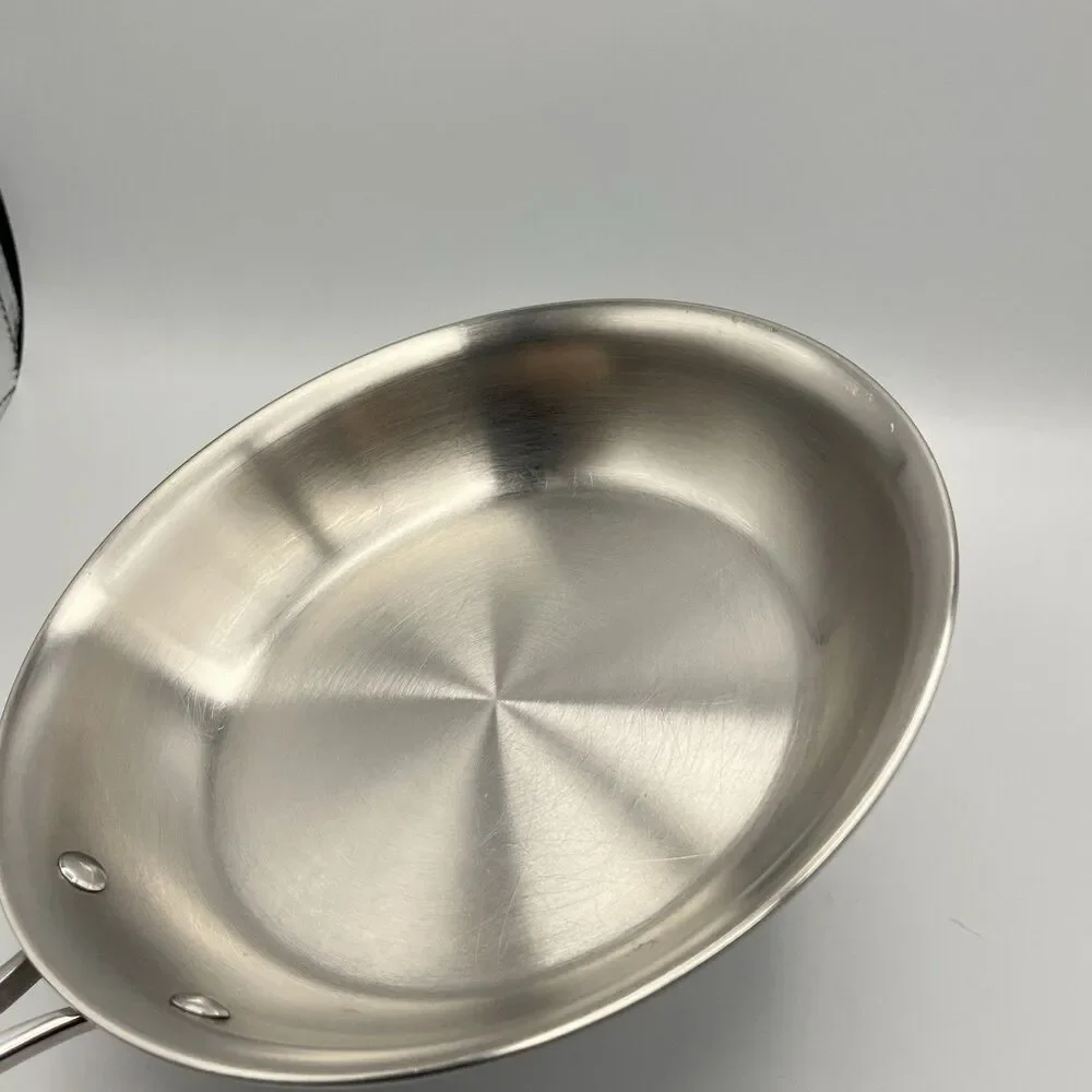 Tramontina Gourmet Tri-Ply Clad Stainless Steel Frying Pan 8in Silver